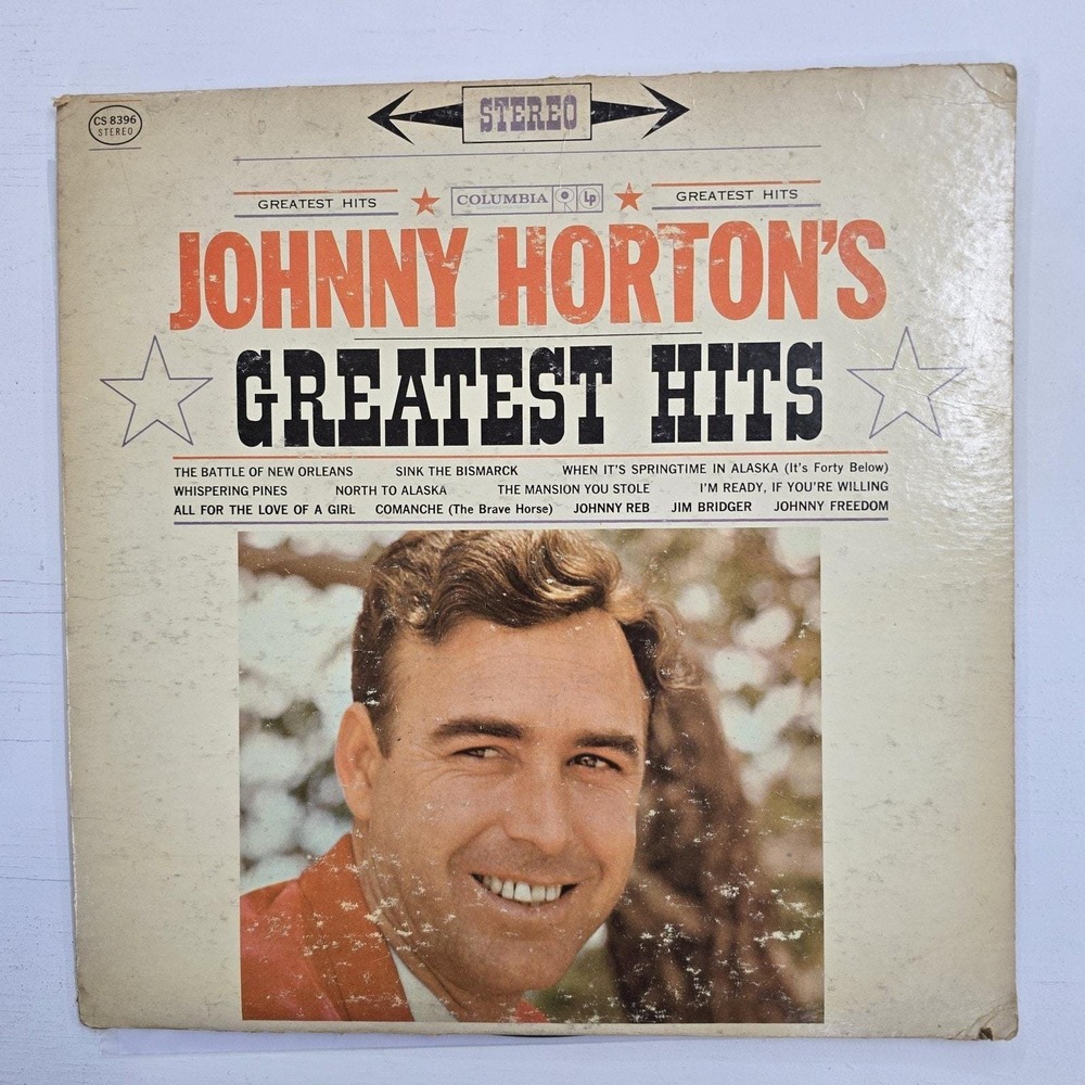 Johnny Horton - Greatest Hits LP NM/G+ Country 1961 Vintage Vinyl Original Press